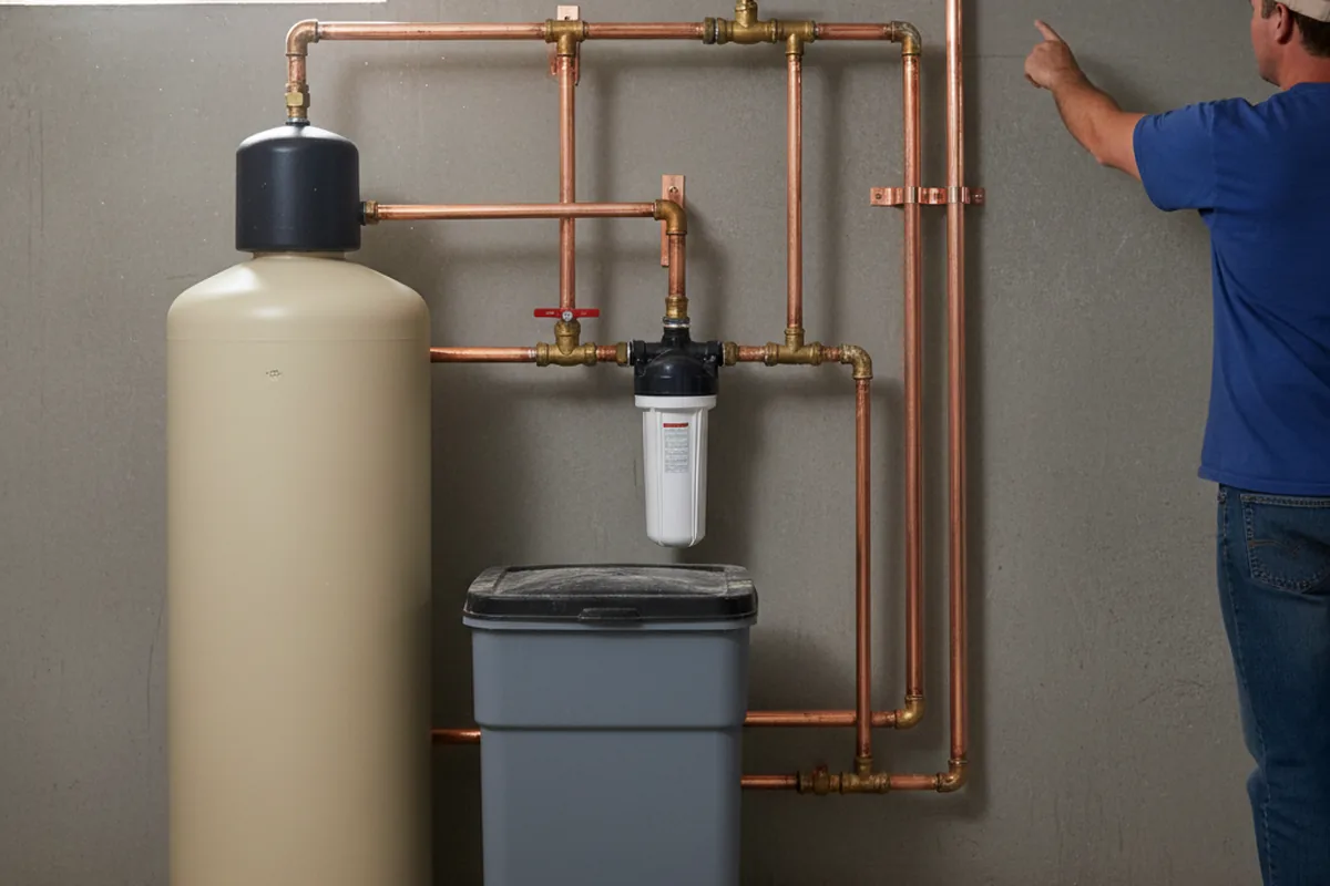 Whole-house water treatment system installed in Glidden